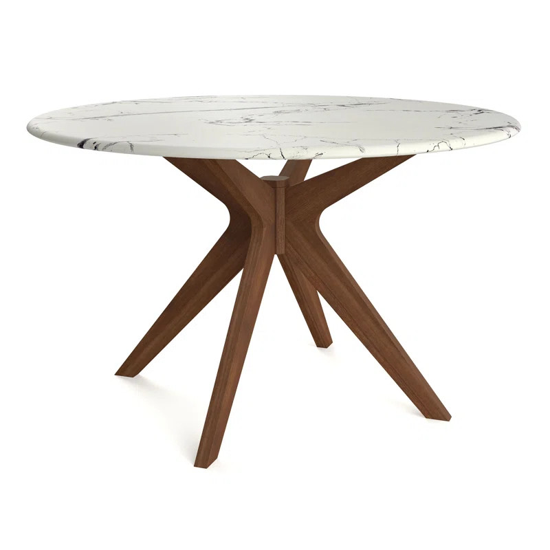 Mercury Row® Gamino Round Solid Wood Base Dining Table & Reviews | Wayfair | Wayfair North America
