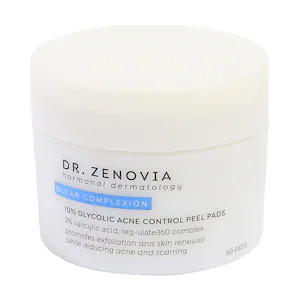 10% Glycolic Acne Control Peel Pads - Dr. Zenovia Skincare | Sephora | Sephora (US)