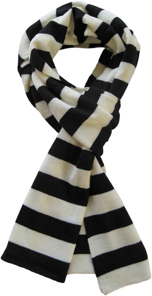 TrendsBlue Premium Soft Knit Striped Scarf | Amazon (US)