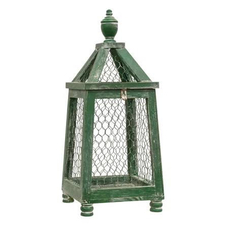 18" Wood Tabletop Lantern | Wayfair Professional