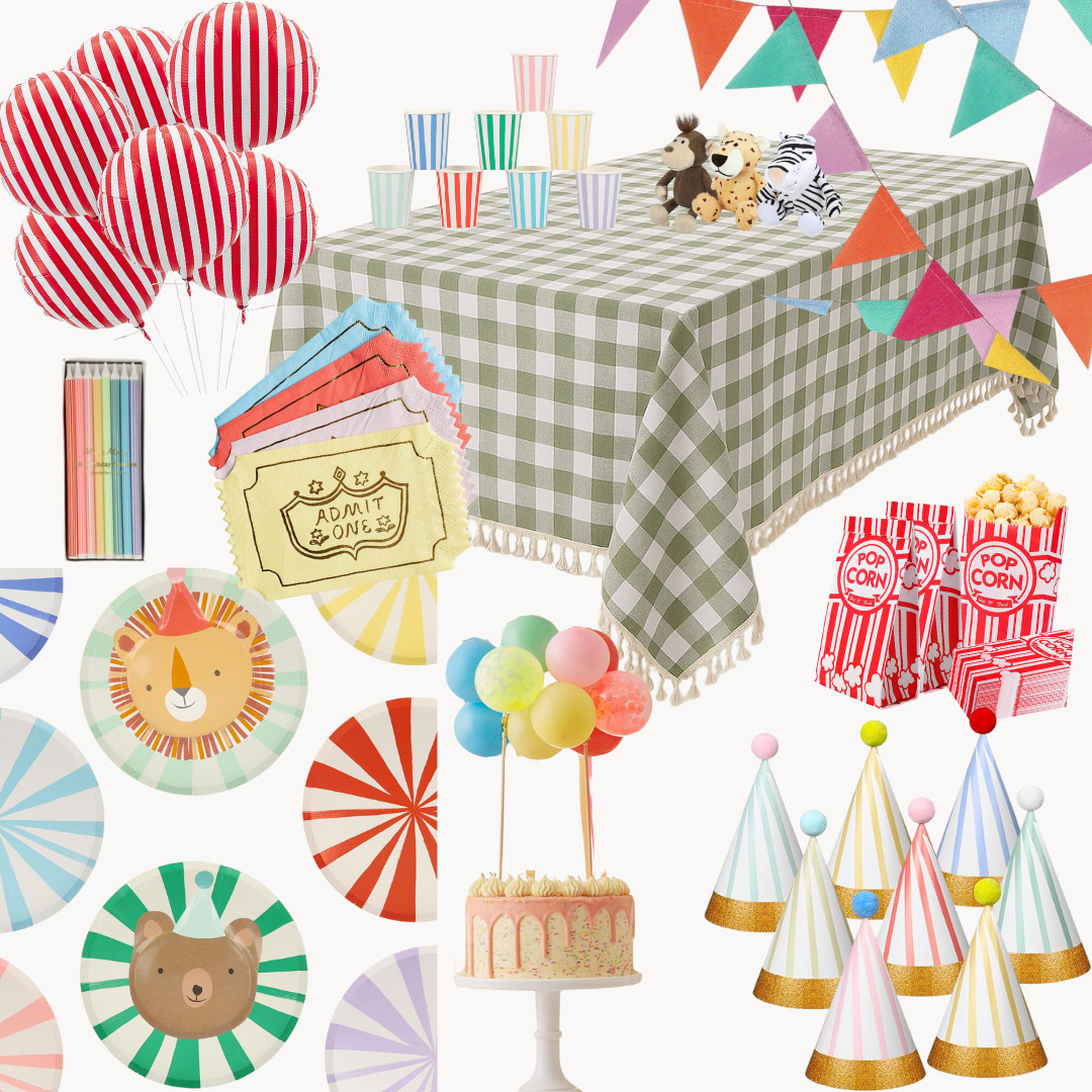  

 🎪 Carnival dreams, made clickable!
Planning your next littlest soirée? This pastel-perfect party board has everything you need—down to the popcorn treats and mini ringmaster hats.
✨ Curated for the stylish host who wants to skip the stress (and the Pinterest rabbit hole).
🛍️ Every detail is linked for you—just tap to shop and recreate the magic.
Let the party planning be as fun as the party itself! 🎉 #LTKkids #PartyPlanningMadeEasy #CarnivalParty


#LTKParties #LTKKids #LTKFamily