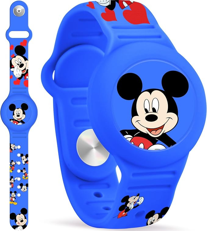 Waterproof Airtag Bracelet for Kids, Cute Cartoon Silicone Air Tag Holder Hidden Design, Light We... | Amazon (US)