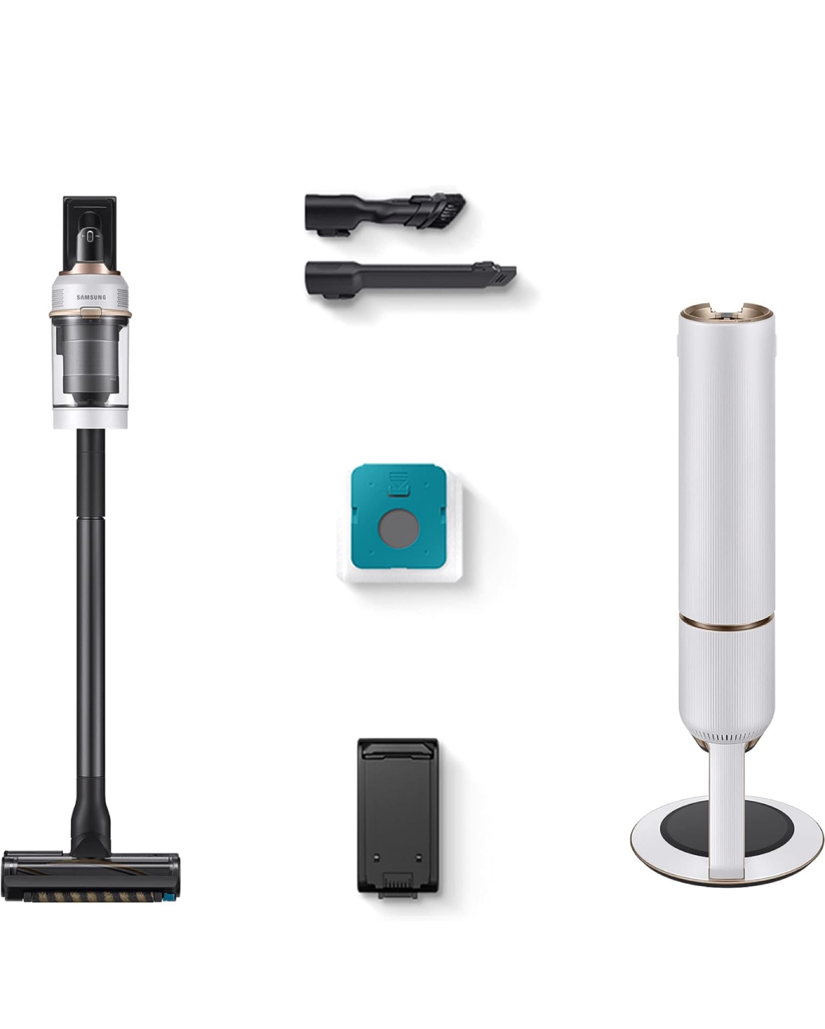 SAMSUNG BESPOKE Jet Cordless Stick Vacuum Cleaner w/ Clean Station, Powerful Multi-Surface Floor Cleaning for Carpet, Hardwood, Tile, 5-Layer Filter, Lightweight, VS20A9500AW/AA, 2023, Misty White 

Amazon Prime Sale. Home. Cleaning. 

#LTKxPrime #LTKsalealert #LTKhome