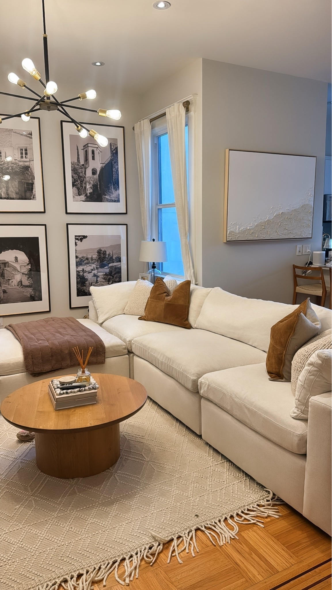 Living room links 🤎 linked our couch (best couch ever love it so much and have had for 5 years) // also linked the new stain suction cleaner we just got! 

Color of couch is nomad snow and curtain color is alabaster

#LTKHome