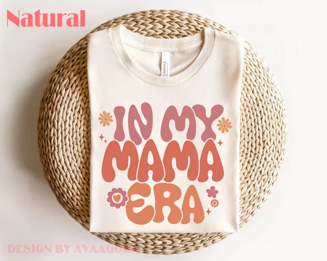 In My Mama Era, Mama Shirt, Mama Gift,  Gift for Mom, Funny Mom Shirt, Retro Concert Tee, Concert... | Etsy (US)