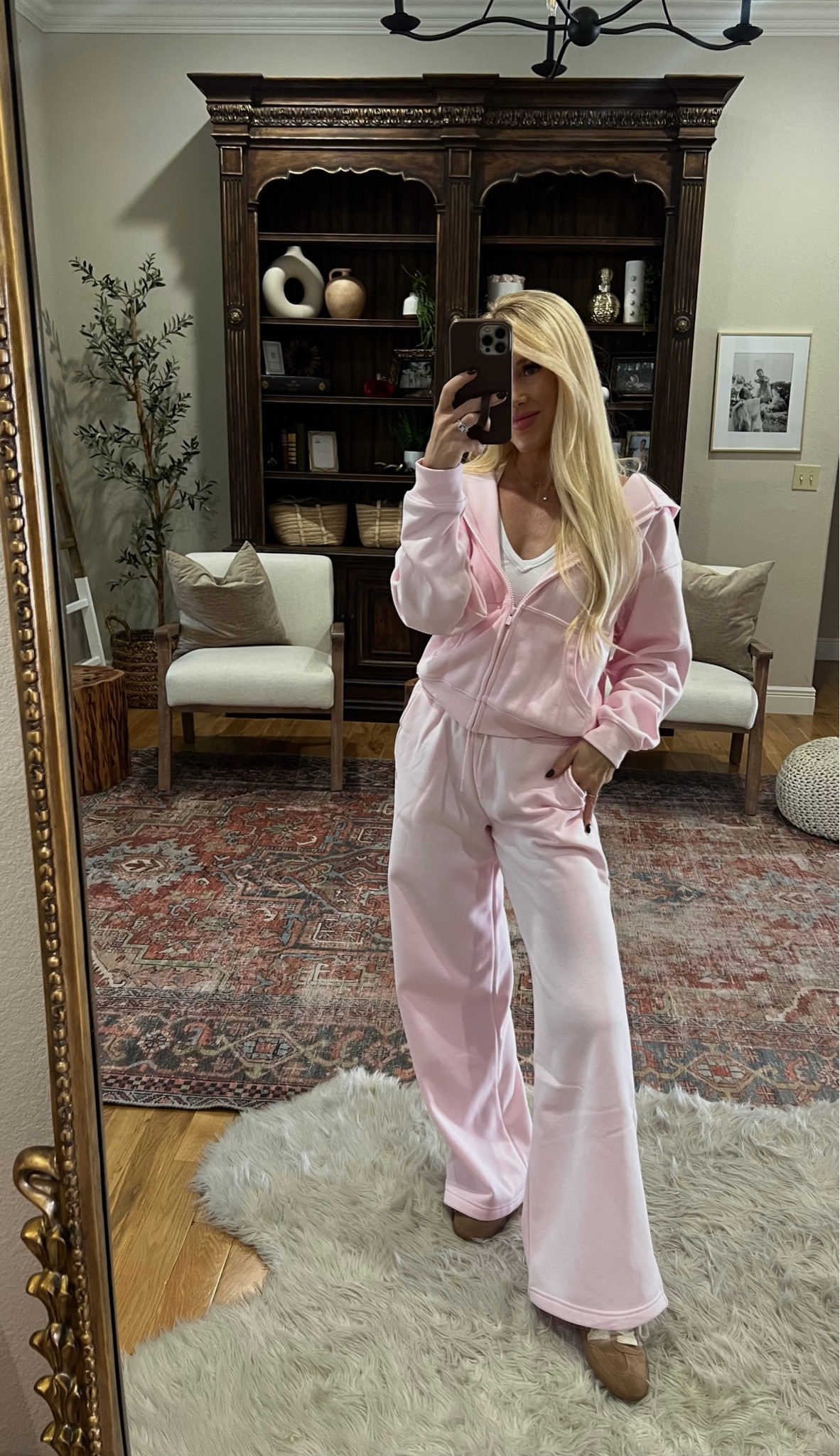 This month’s Fabletics set💕 this set is SO soft! Wearing XS | lounge wear | matching sweat set | fall cozy look 

#LTKFindsUnder100 #LTKFindsUnder50 #LTKPetite