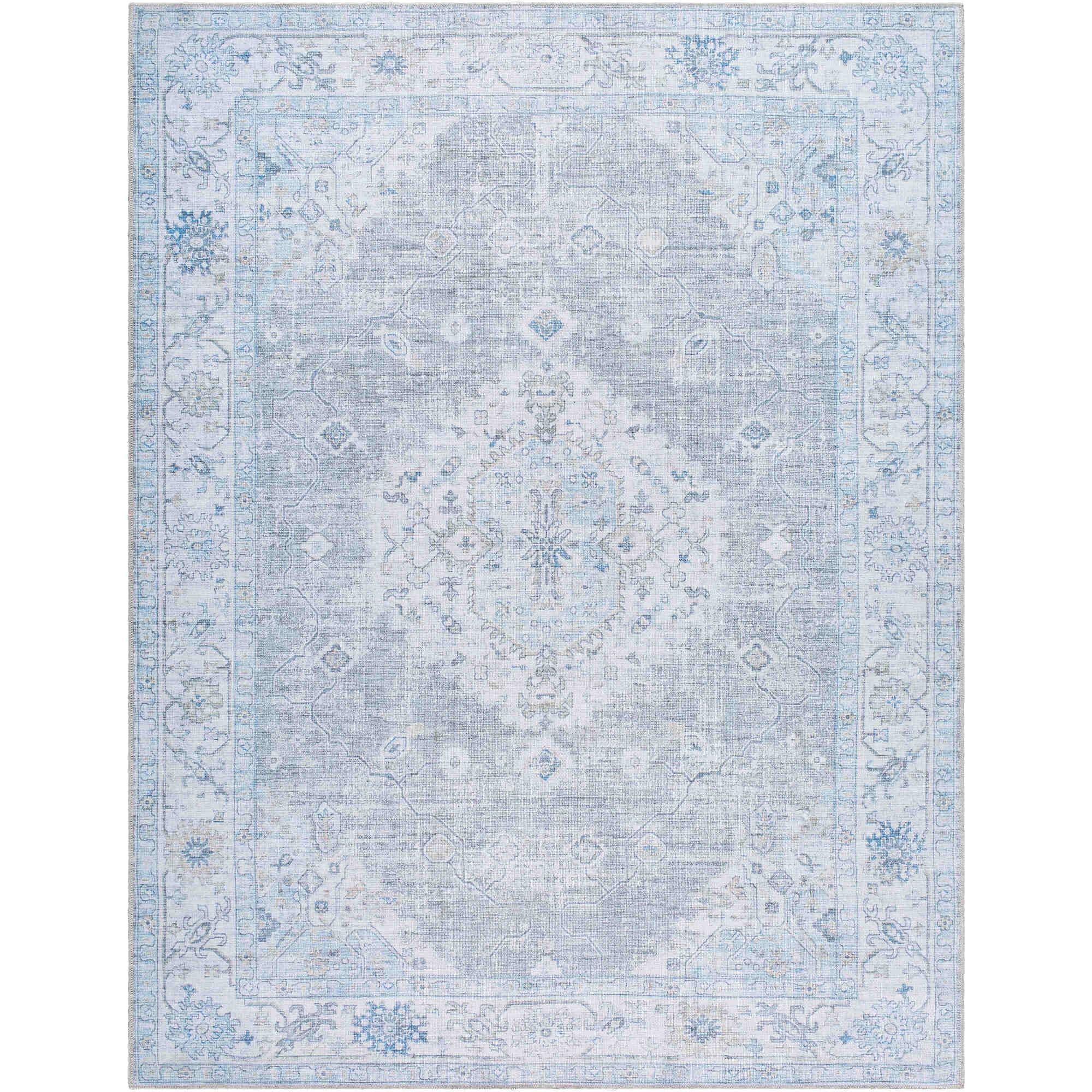 My Texas House Everyday Living Gemma Traditional Medallion Indoor 8' x 10' Area Rug | Walmart (US)