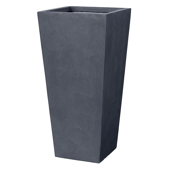 Arlo Planter Large In Charcoal | Ballard Designs, Inc.