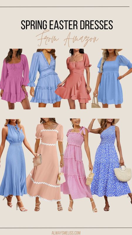 Super cute Easter dress ideas for  the last minute shopper! Loving the pink and blues this season!

Amazon Dress
Easter Clothing 
Spring Dress

#LTKfindsunder100 #LTKSeasonal #LTKstyletip