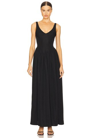 DELFI Isodora Long Dress in Black from Revolve.com | Revolve Clothing (Global)