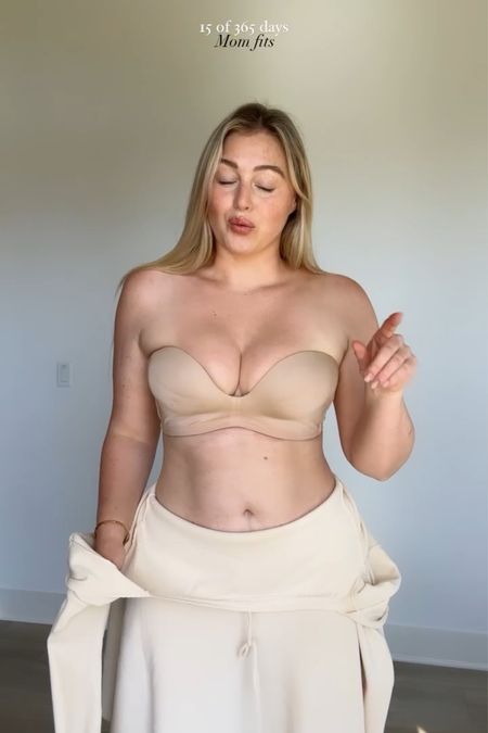 The best strapless bra. And I’ve tried them all! It comes in a great range of bra sizes and multiple colours but it’s the only strapless bra I’ve ever found that gives. E cleavage / push up and doesn’t fall down / isn’t uncomfortable 

#LTKcurves #LTKunder50 #LTKFind