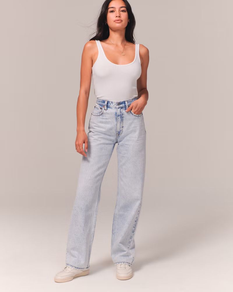 High Rise Loose Jean | Abercrombie & Fitch (US)