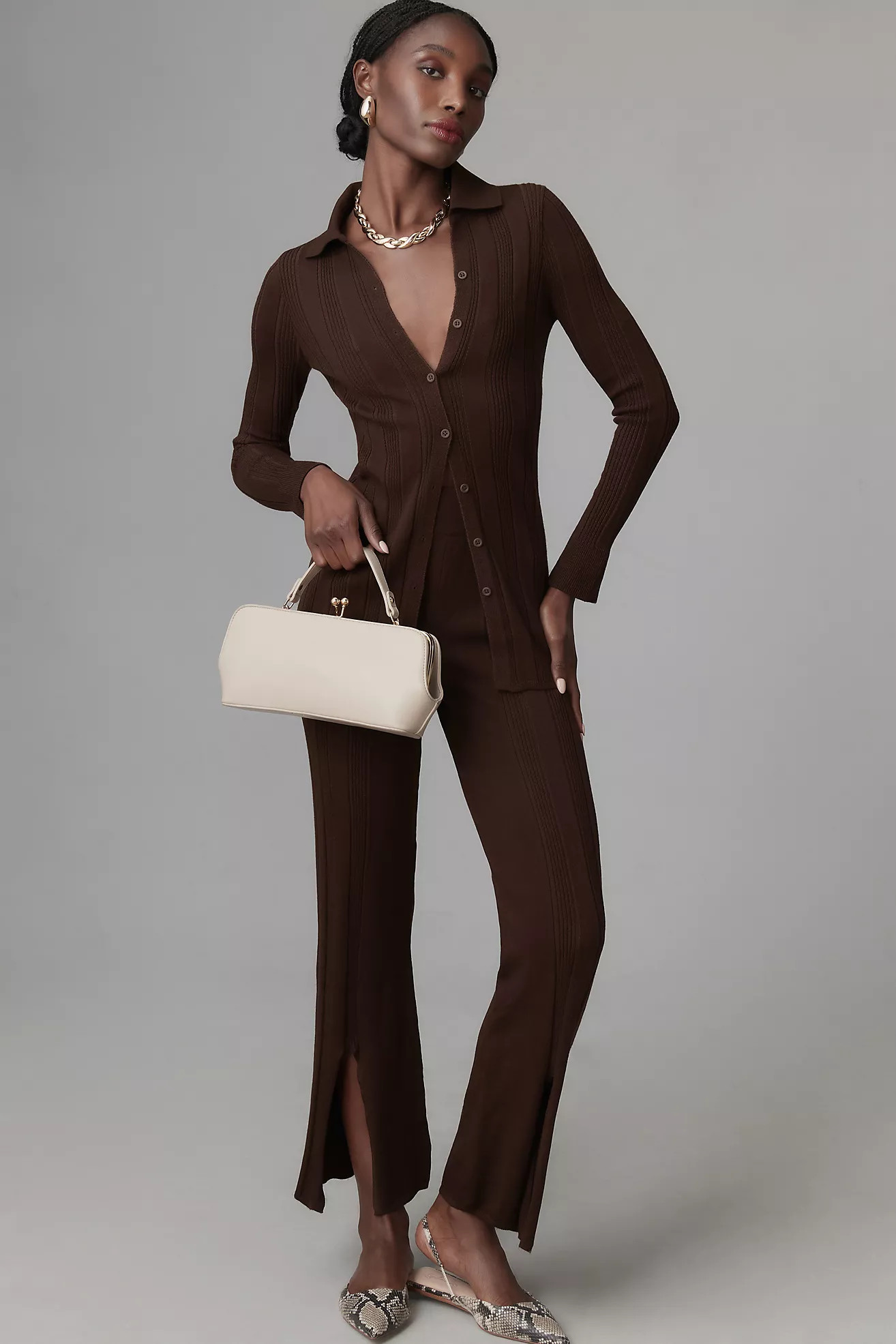 Daily Practice by Anthropologie Ribbed Cardigan Sweater | Anthropologie (US)