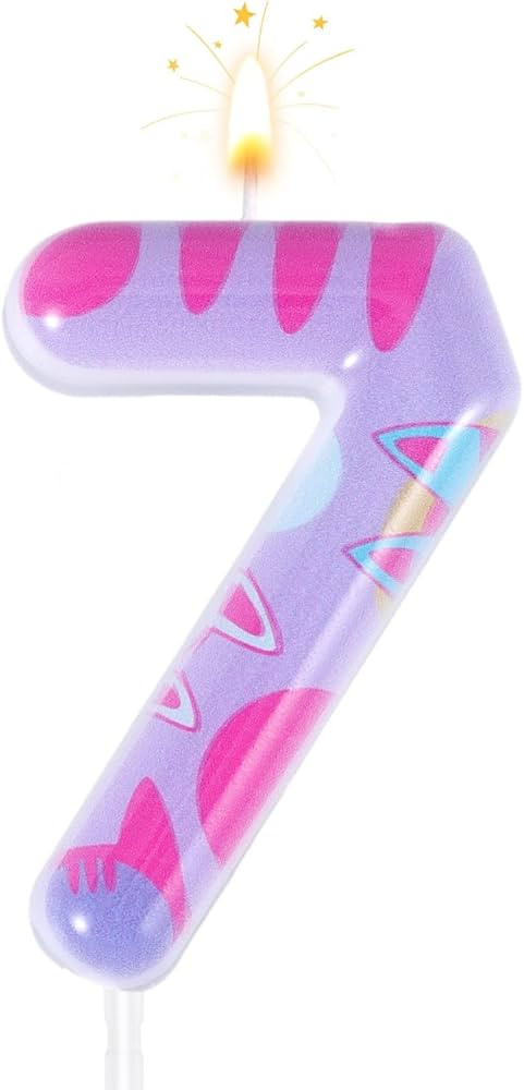 Cat Themed Birthday Number Candle, Cartoon Dollhouse Kitten Birthday Decorations Kitty Cat Numera... | Amazon (US)