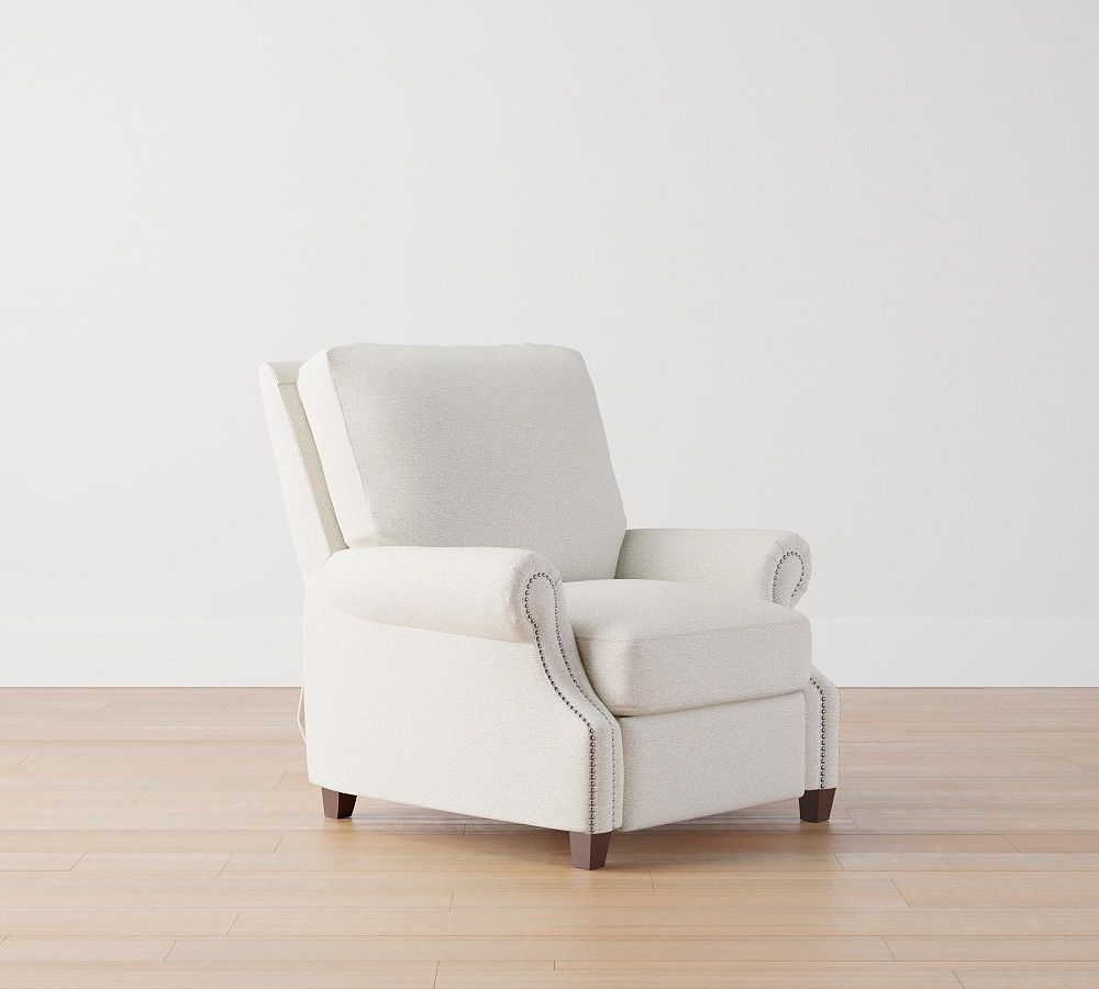 James Roll Arm Upholstered Recliner | Pottery Barn (US)