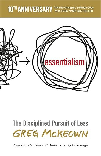 Essentialism: The Disciplined Pursuit of Less      Paperback – December 29, 2020 | Amazon (US)