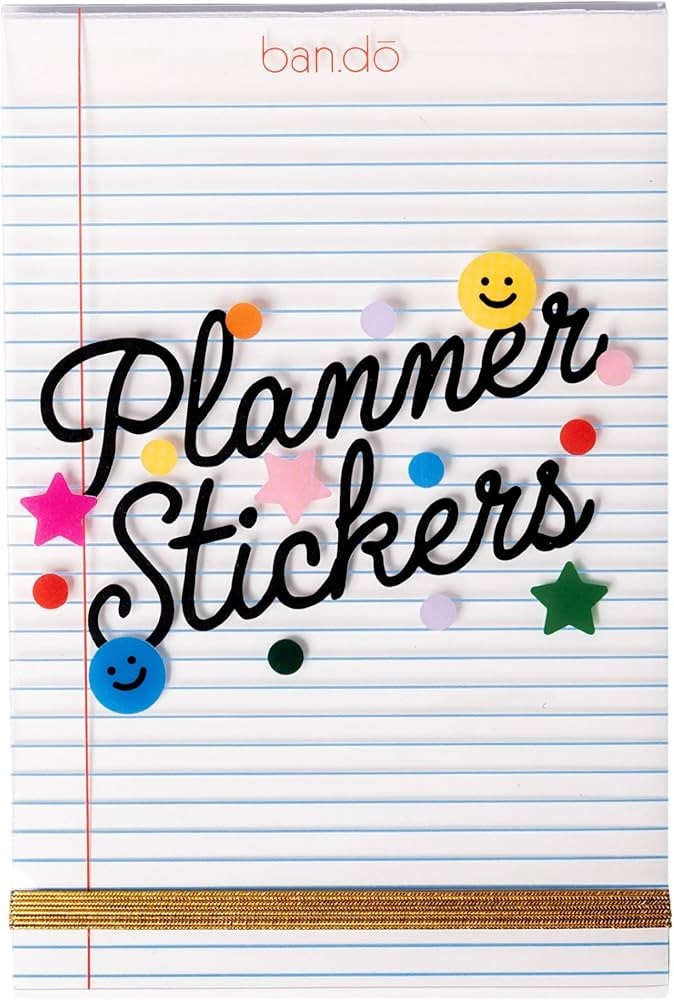 ban.do Sticker Book of Planner Stickers, 40 Sticker Sheets with Colorful/Fun/Positive Stickers fo... | Amazon (US)