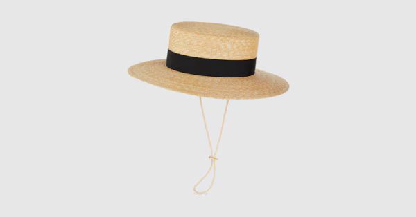 Straw boater hat | Gucci (US)