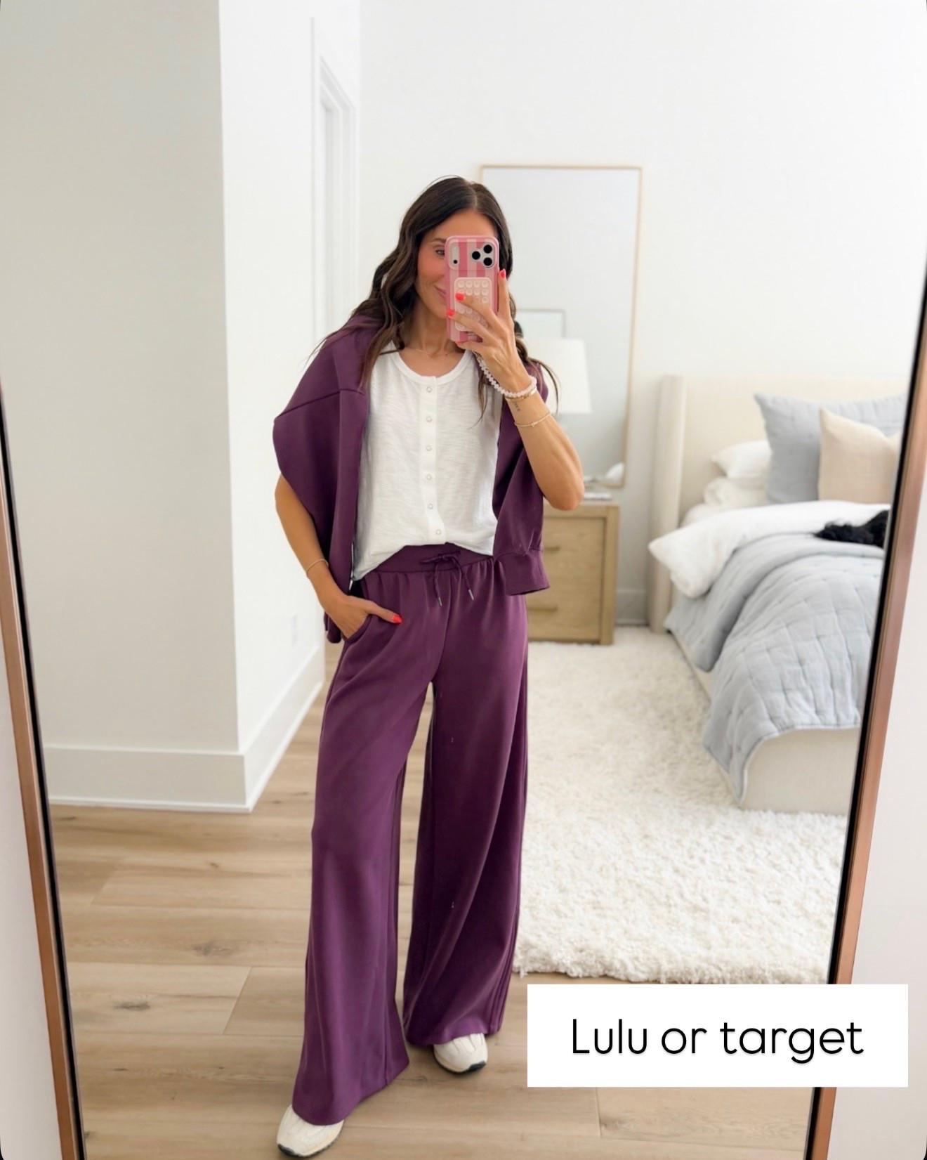 I'm wearing size S in both.

#LTKOver40 #LTKootd