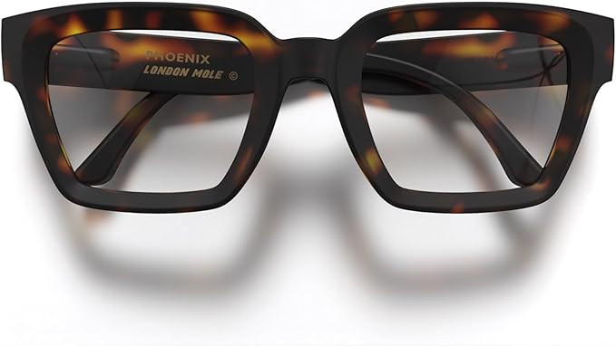 LONDON MOLE® Phoenix reading glasses | Cool oversized square/rectangular/trapezoidal shaped read... | Amazon (US)