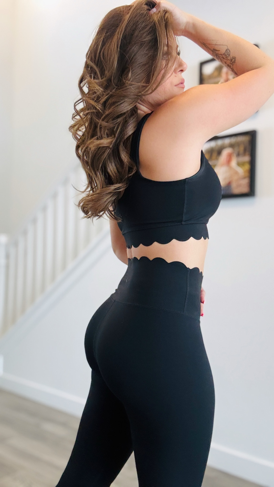 Obsessed with the details on this set! 
I got a small in the bottoms and a medium in the top

#LTKFitness #LTKFindsUnder50