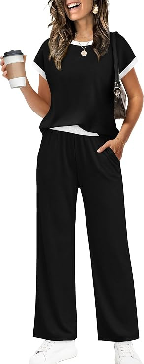 WIHOLL Two Piece Sets for Women Summer Spring Outfits Travel Cruise Resort Wear 2026 Beach Vacati... | Amazon (US)