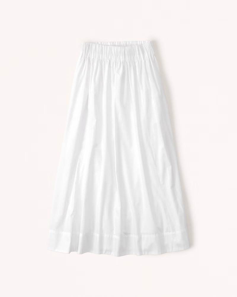 Resort Volume Maxi Skirt | Abercrombie & Fitch (US)