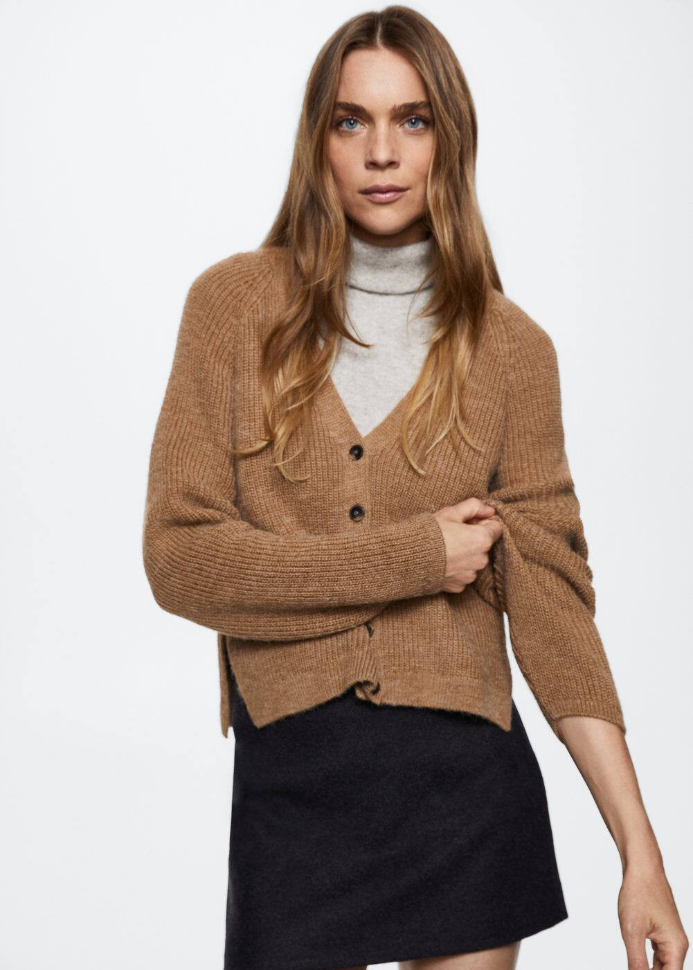Button knit cardigan -  Women | Mango USA | MANGO (US)