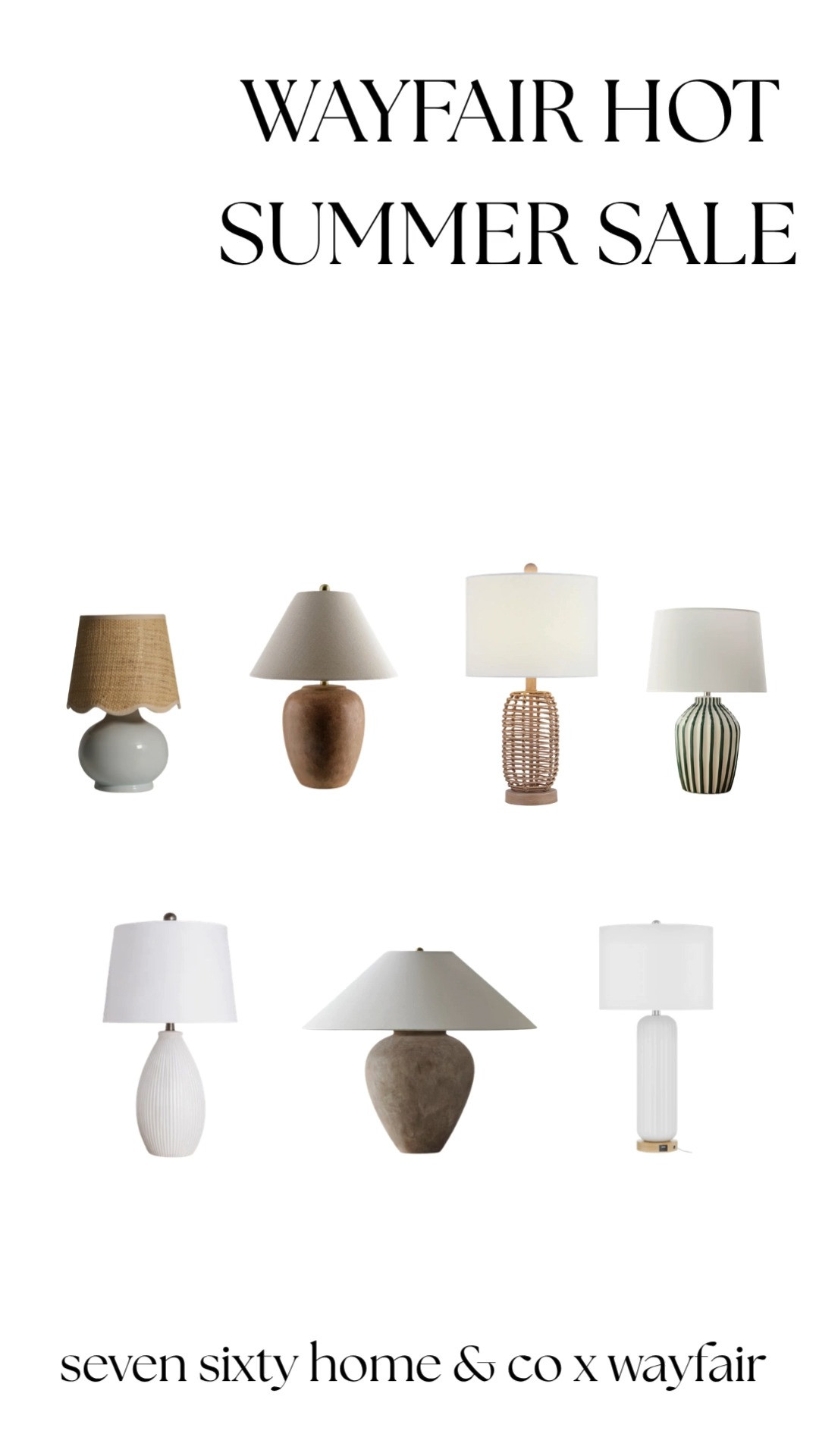 Looking for a quick room refresh? Start with the lighting.

These Wayfair table lamps are currently on sale during the Hot Summer Sale, with savings up to 70% off through June 15. I've rounded up designer-inspired lamps for bedrooms, living rooms, entryways, and home offices.

Shop my favorite Wayfair lighting finds before the sale ends.

Wayfair lamps | table lamps | bedroom lamps | living room lighting | home office lighting | affordable home decor | Wayfair sale | lighting ideas
 

 #LTKHome #LTKSaleAlert