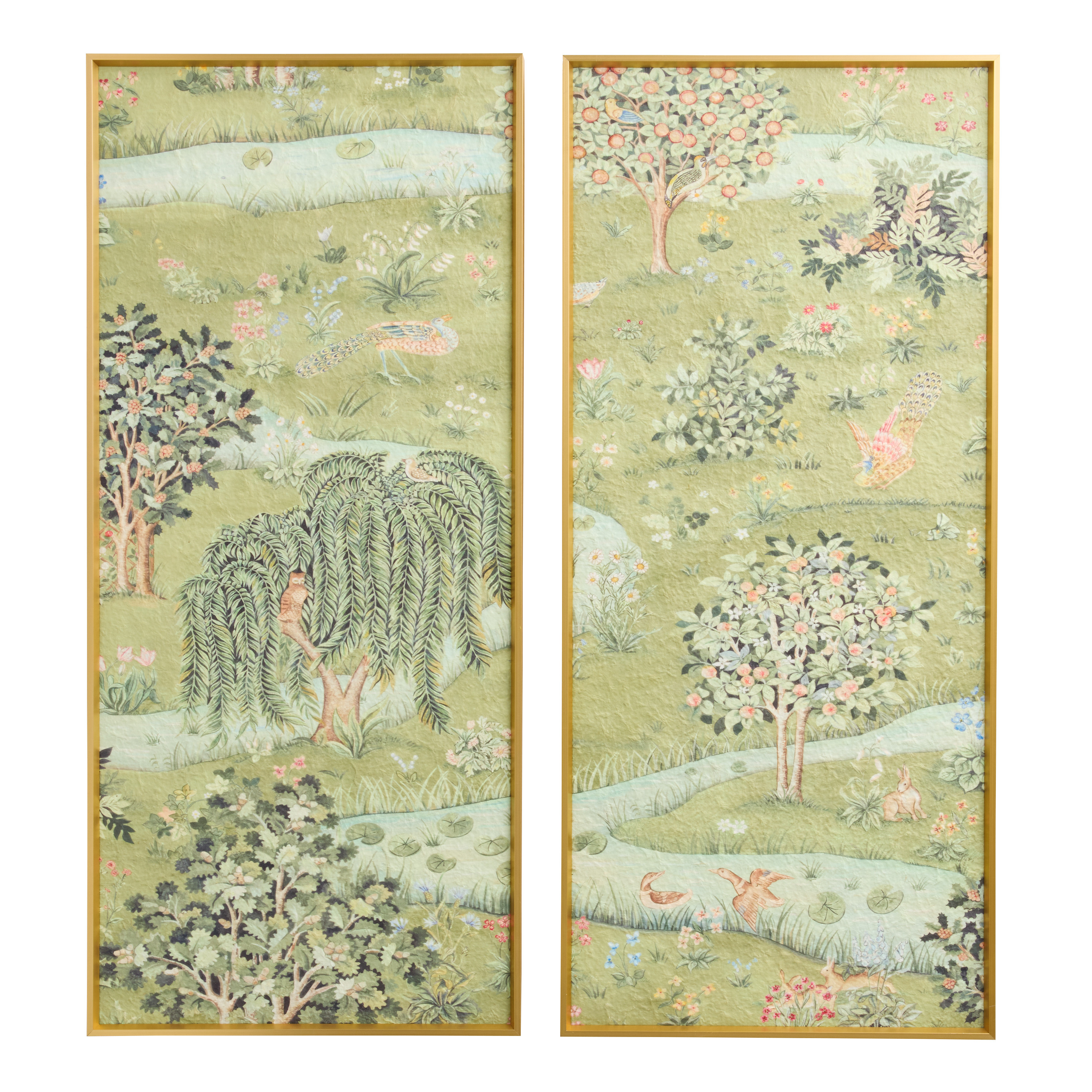 Owl Willow by William Morris Framed Wall Art 2 Piece | World Market