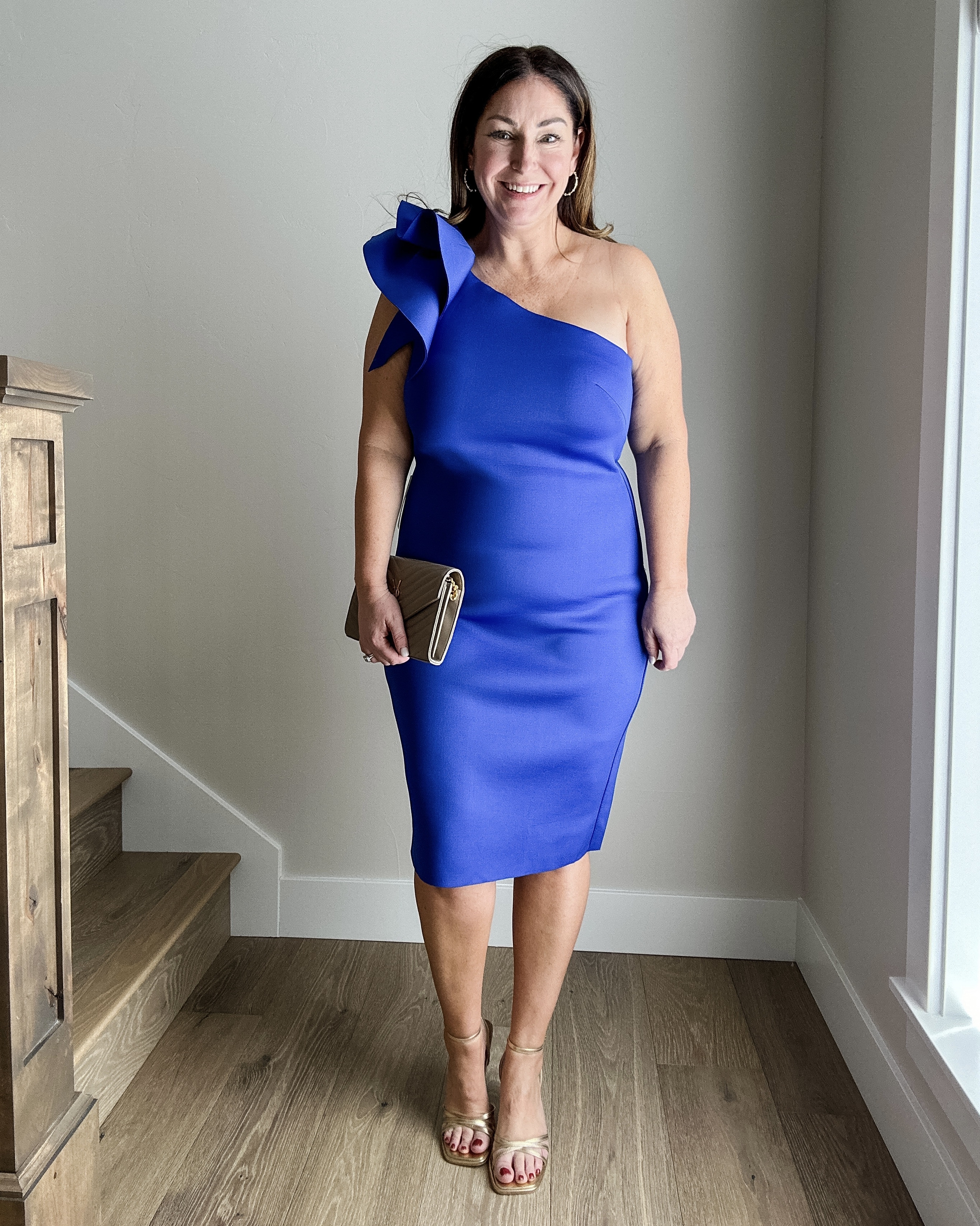 The color of this  blue formal wear dress is so gorgeous in person! I love the added ruffle detail on the shoulder for an extra wow factor💙 size up this runs small wearing 14


#LTKParties #LTKSeasonal #LTKOver40