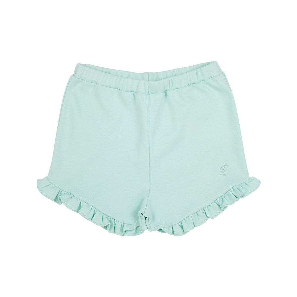 Shelby Anne Shorts - Sea Island Seafoam with Sea Island Seafoam Stork | The Beaufort Bonnet Company