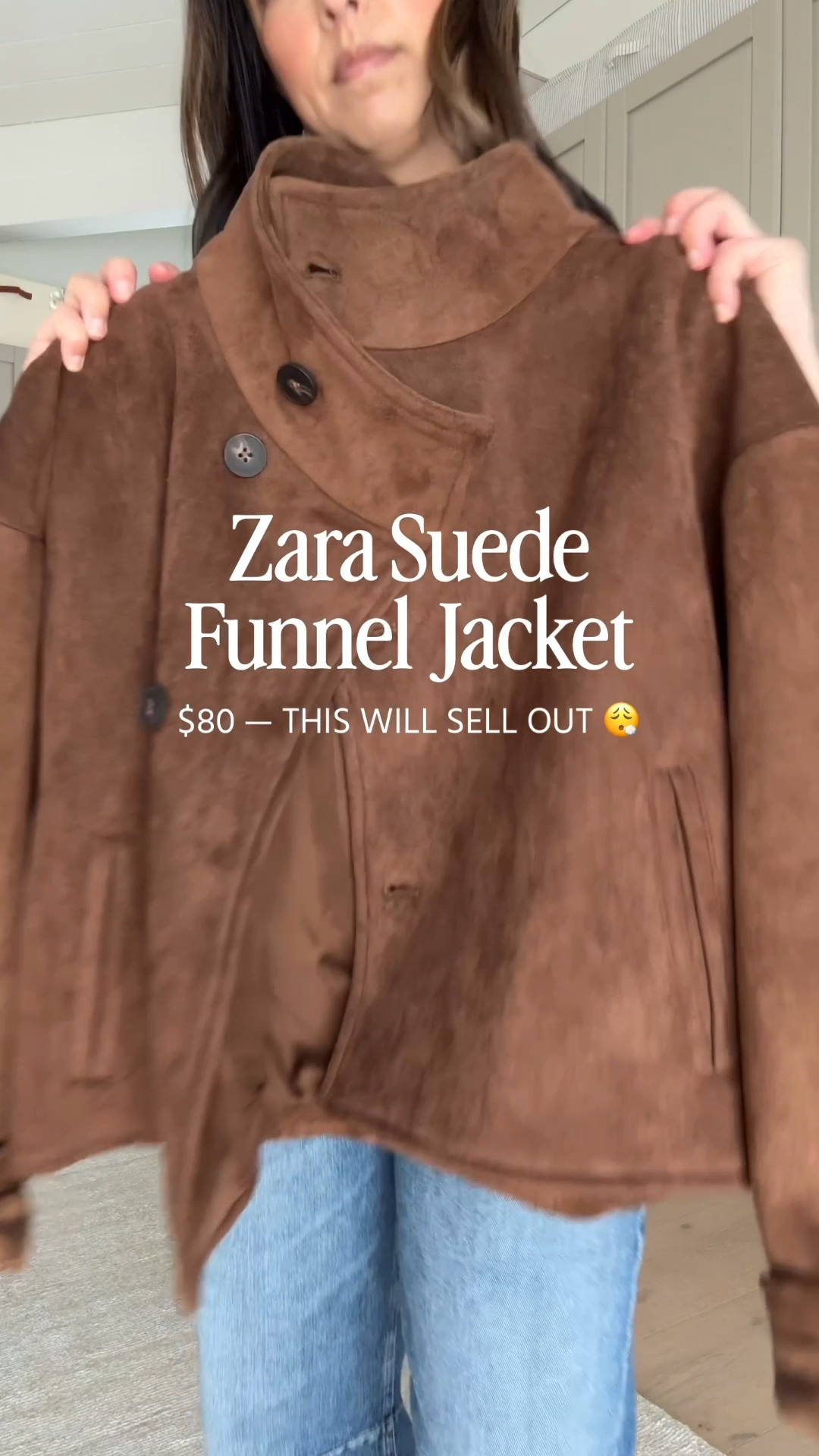 This Zara funnel neck gauze suede jacket!!! It’s really good. On the big side, but material and drape is 10/10. 

Zara jacket xs
Aritzia tee medium
Citizen of Humanity Miro jeans petite 25
Reformation flats 5
Chanel trendy cc small
YSL sunglasses
Electric Picks earrings
Dorsey James necklace 15”

#LTKmomlife #LTKOver40 #LTKPetite