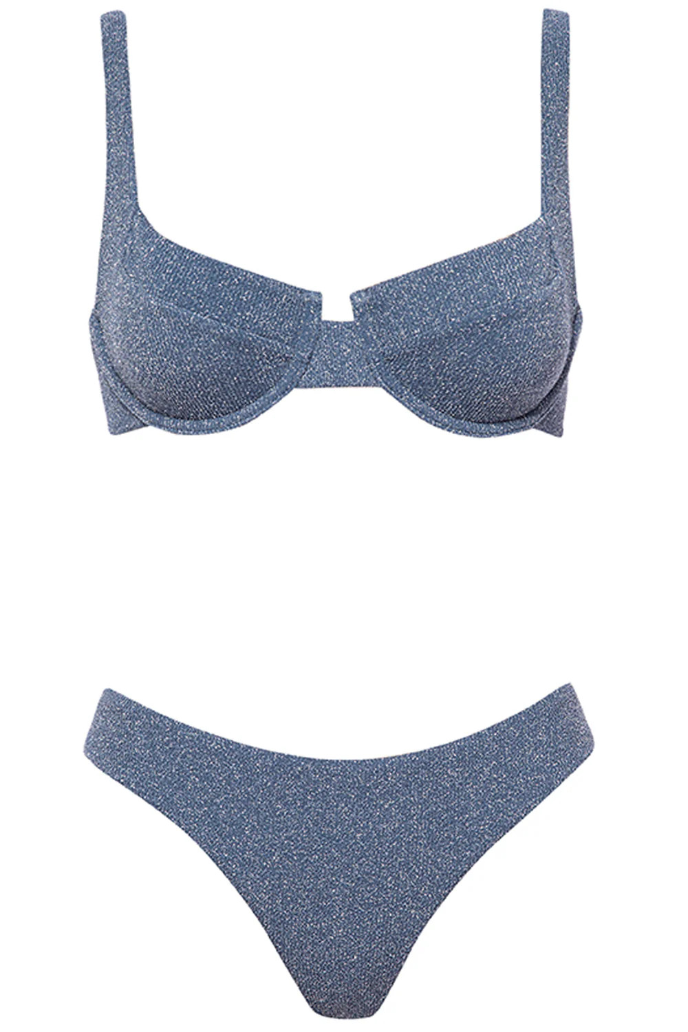 Laguna Bikini Silver Set | VETCHY LLC