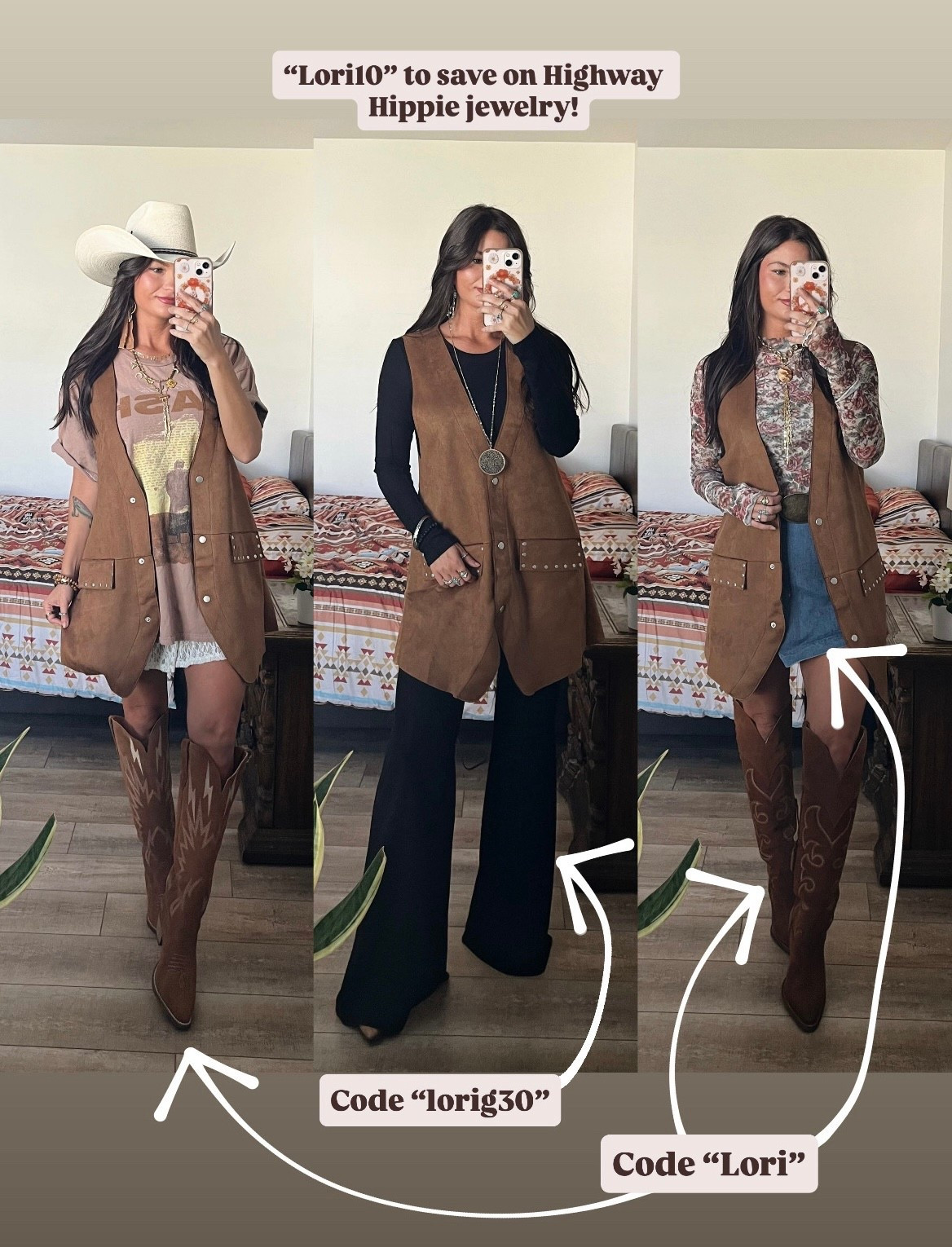 3 super fun looks with an oversized vest! Vest comes in 4 pretty colors! Wearing xs in all except graphic tee, wearing medium 

#LTKStyleTip #LTKSeasonal