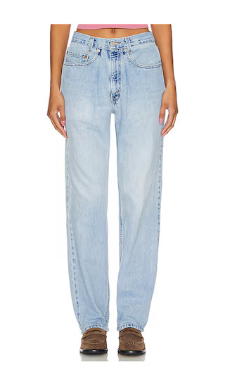 Cinched Waist Customs Straight in Light Medium | Revolve Clothing (Global)