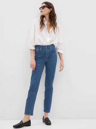 High Rise Cheeky Straight Jeans | Gap (US)