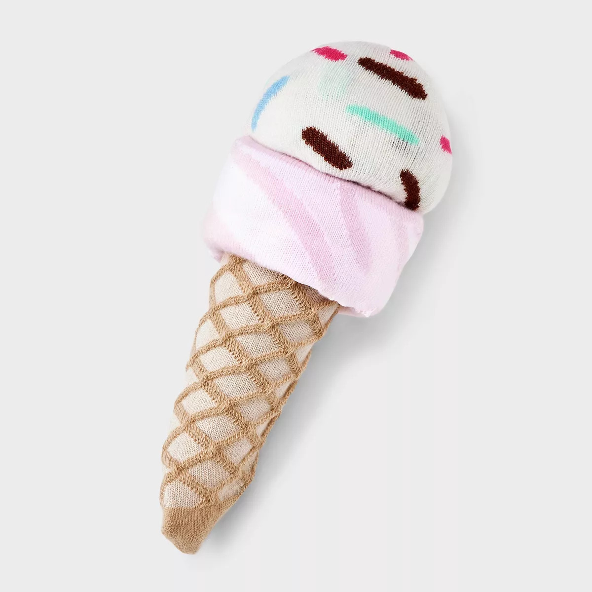 Adult Ice Cream Cone 3pk Crew Socks - Assorted Color 4-10 | Target