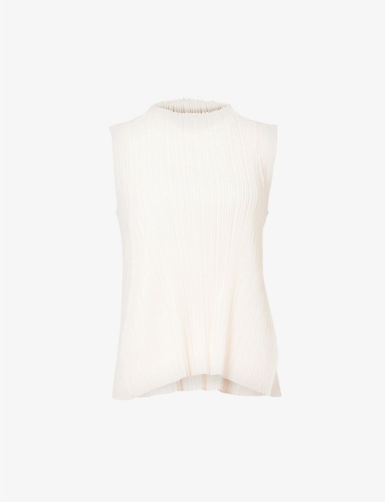 Mellow pleated sleeveless regular-fit knitted top | Selfridges