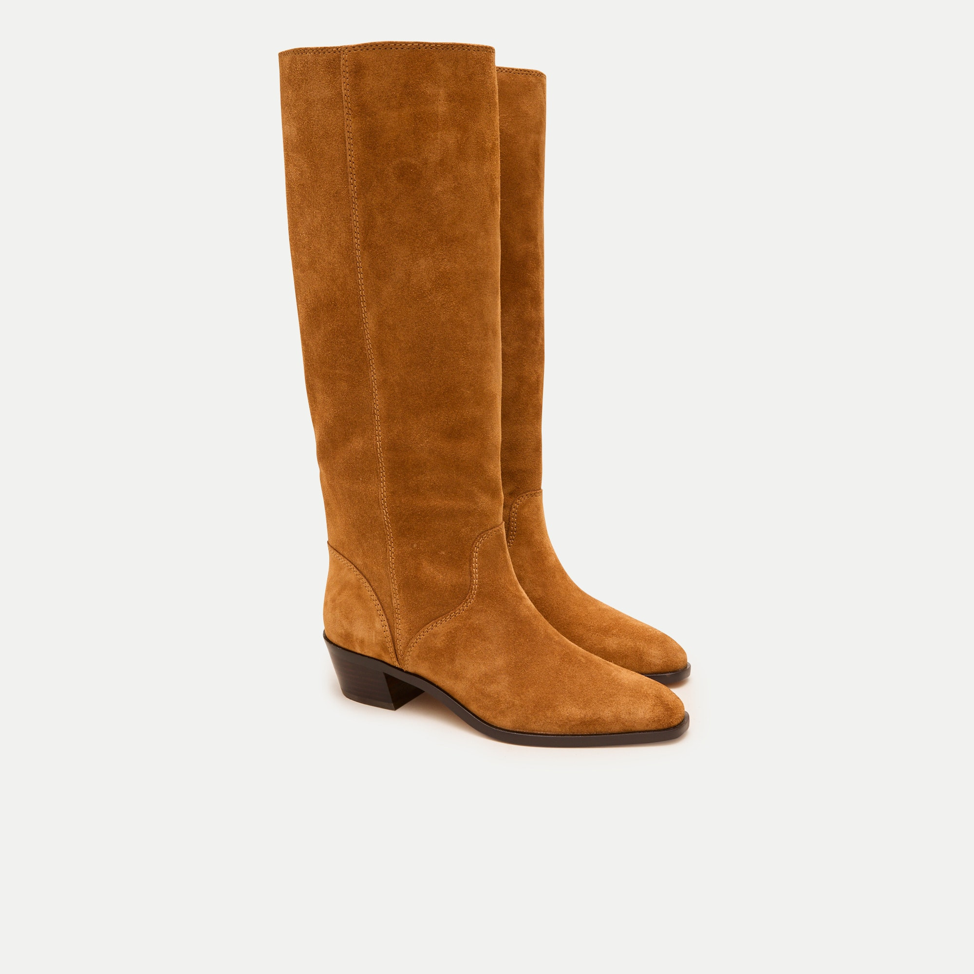 Western knee-high boots in suede | J. Crew US