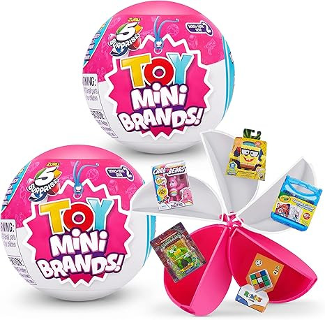 5 Surprise Toy Mini Brands Series 2 by ZURU (2 Pack) Toys Mystery Capsule Real Miniature Brands C... | Amazon (US)