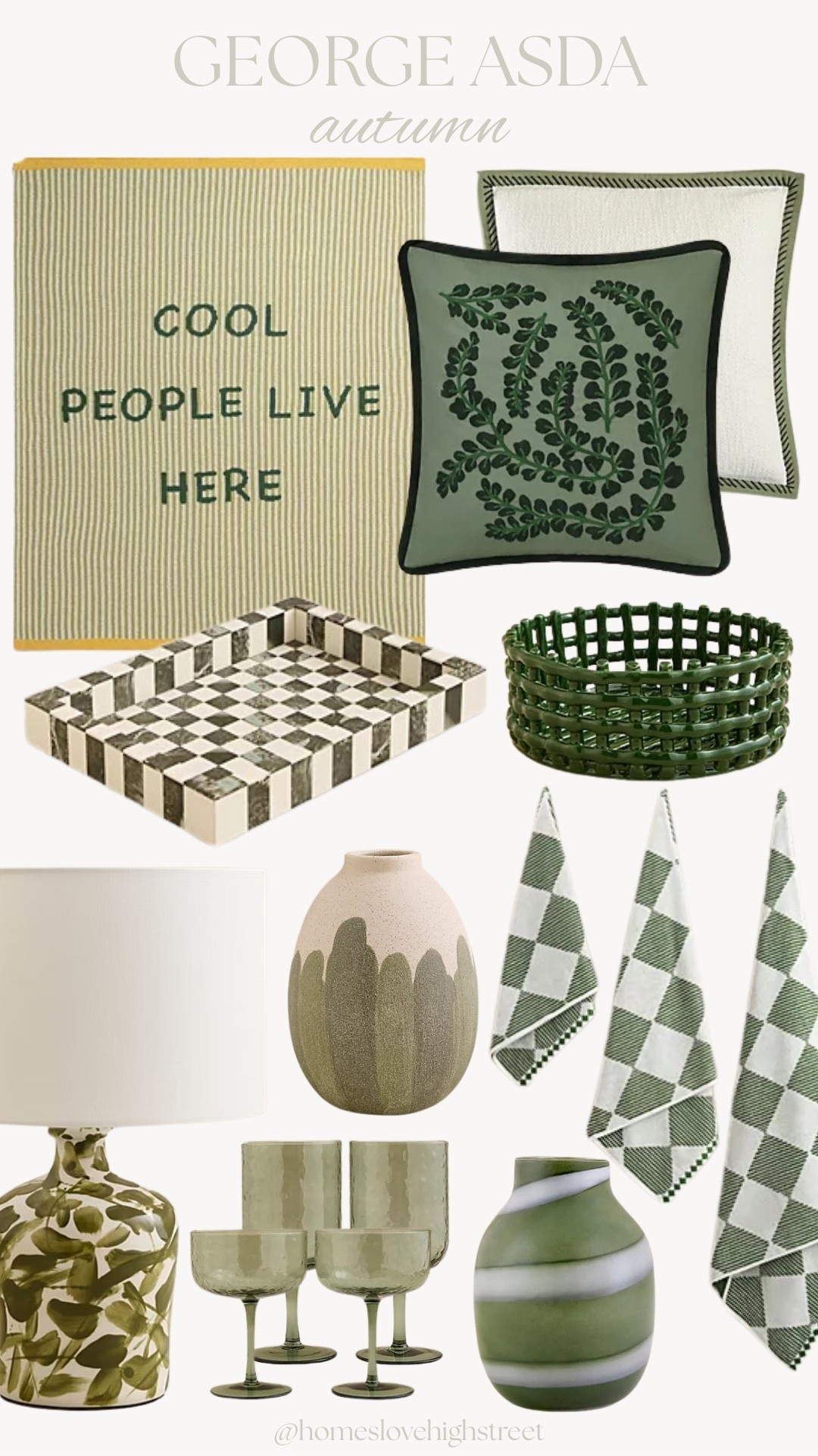 Green home styling is having such a moment 🌿 Love the mix of checkerboard, soft sage & deep forest green — fresh but still really cosy.
All from George Home 🤍



#GreenInteriors #GreenHome #HomeStyling #HomeDecor #InteriorInspo #SageGreenDecor #ForestGreen #CheckerboardDecor #CosyHome #HomewareFinds #NeutralHome #PatternedInteriors #LivingRoomInspo #InteriorStyling #PinterestHome

#LTKHome #LTKSeasonal