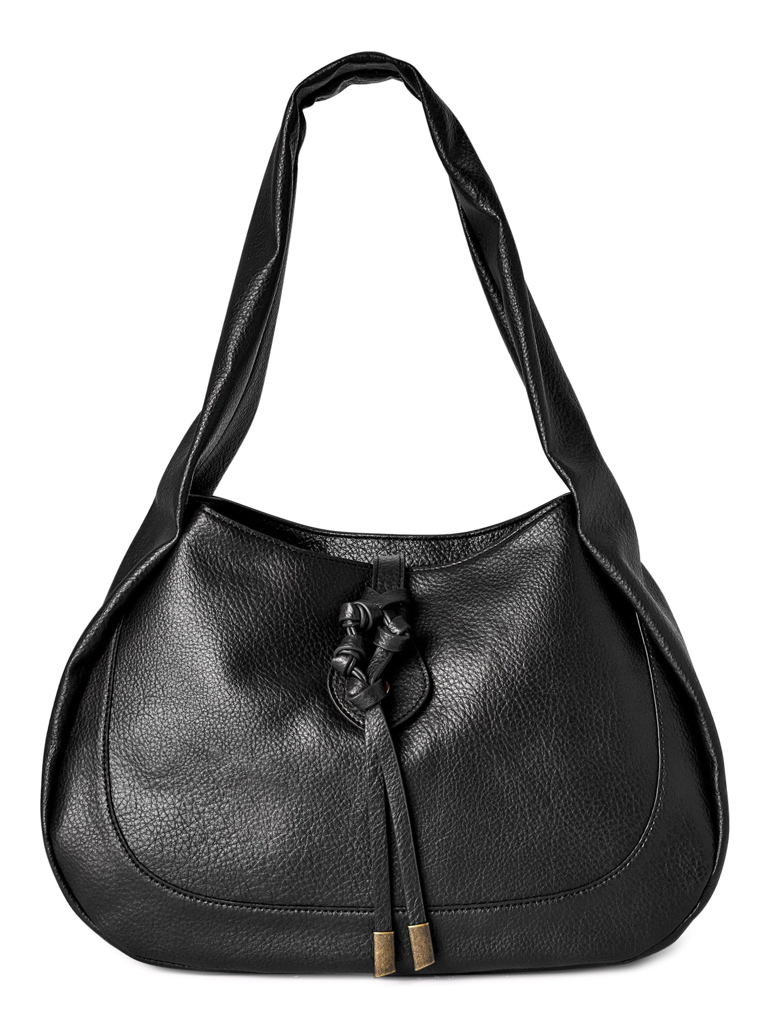 Time and Tru Women’s Brooks Shoulder Handbag Black | Walmart (US)
