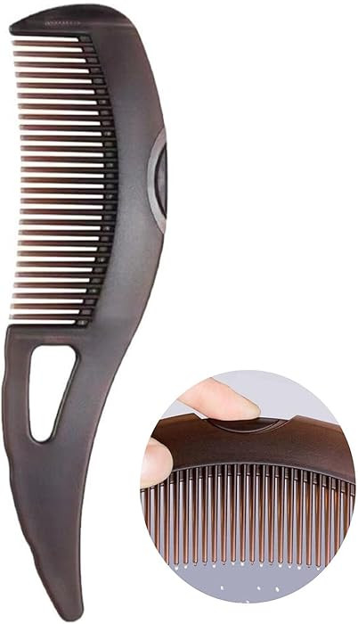 Dandruff Comb with Self-Cleaning Hollow Teeth & Massage Handle - Scalp Detox Comb for Flakes, Oil... | Amazon (US)