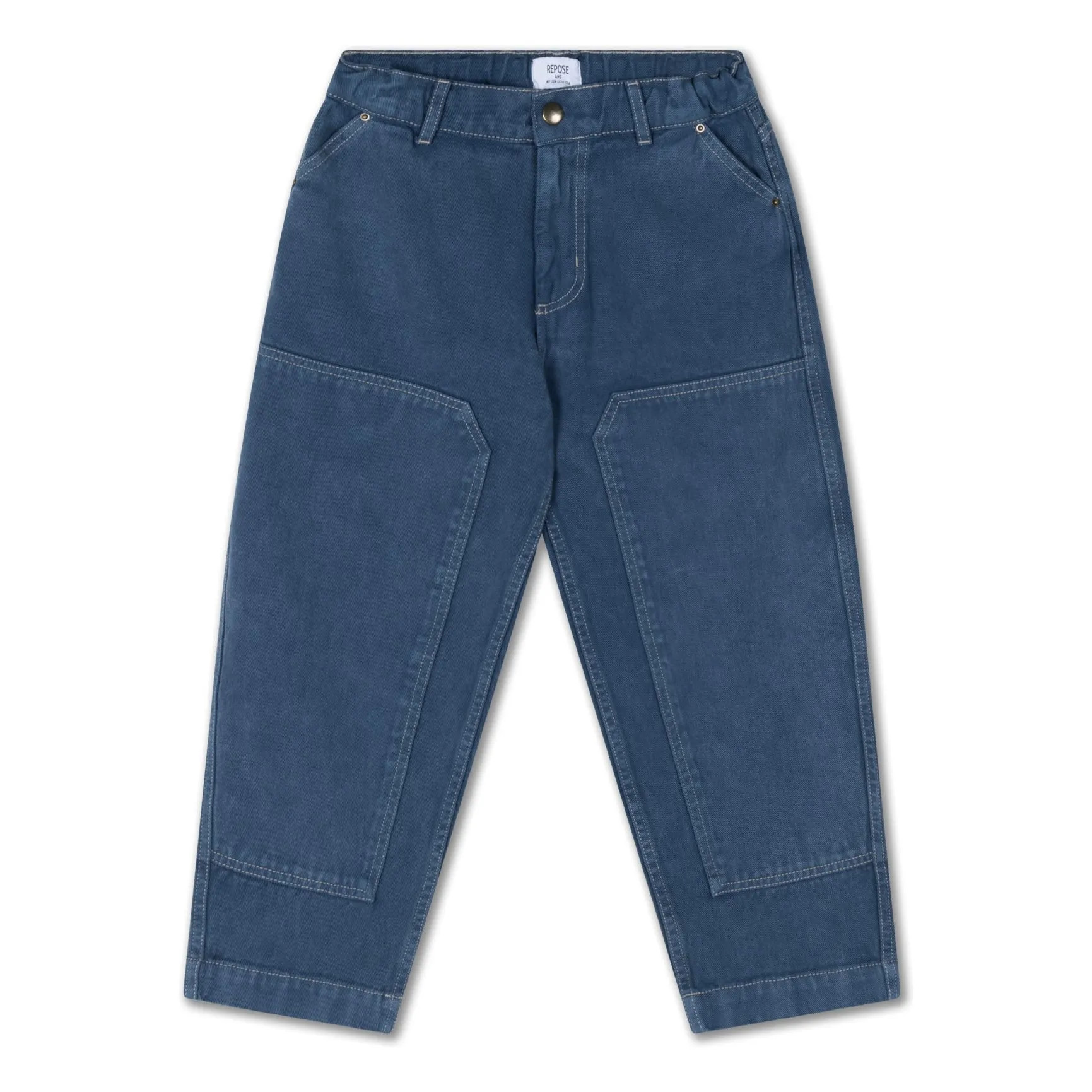 Jeans Barrel Workwear Bio-Baumwolle | Blau | Smallable