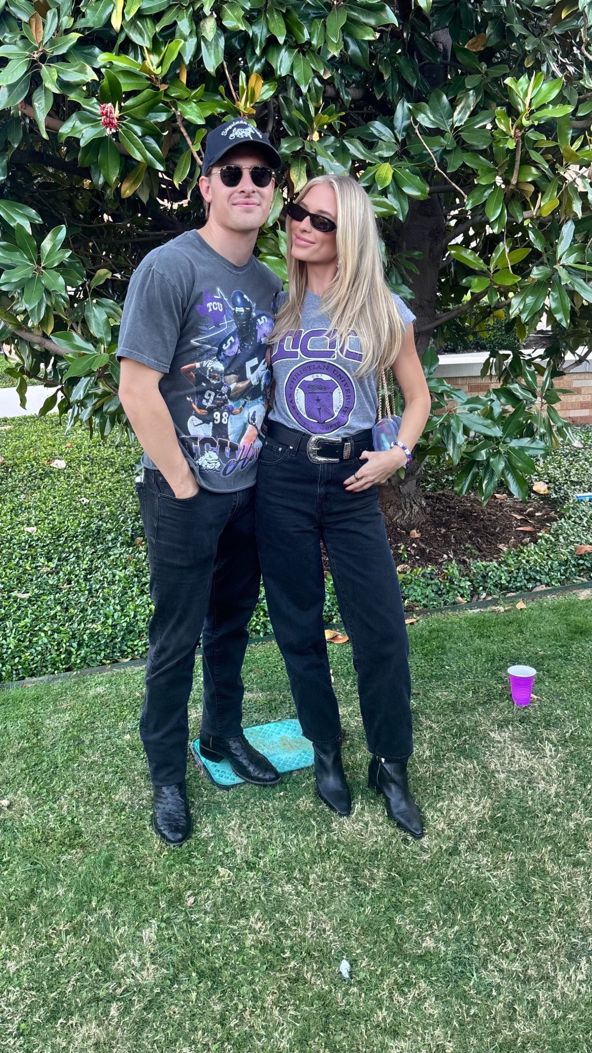 TCU game day fit! 💜