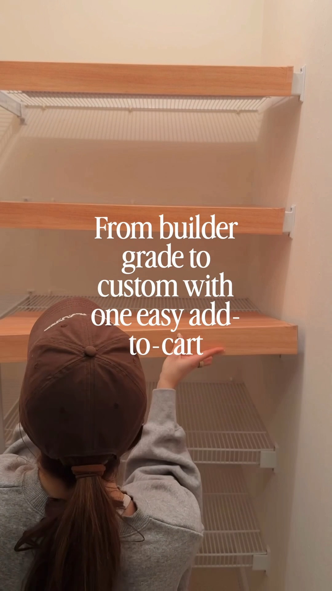 No more wire shelves; and also no work

#LTKHome