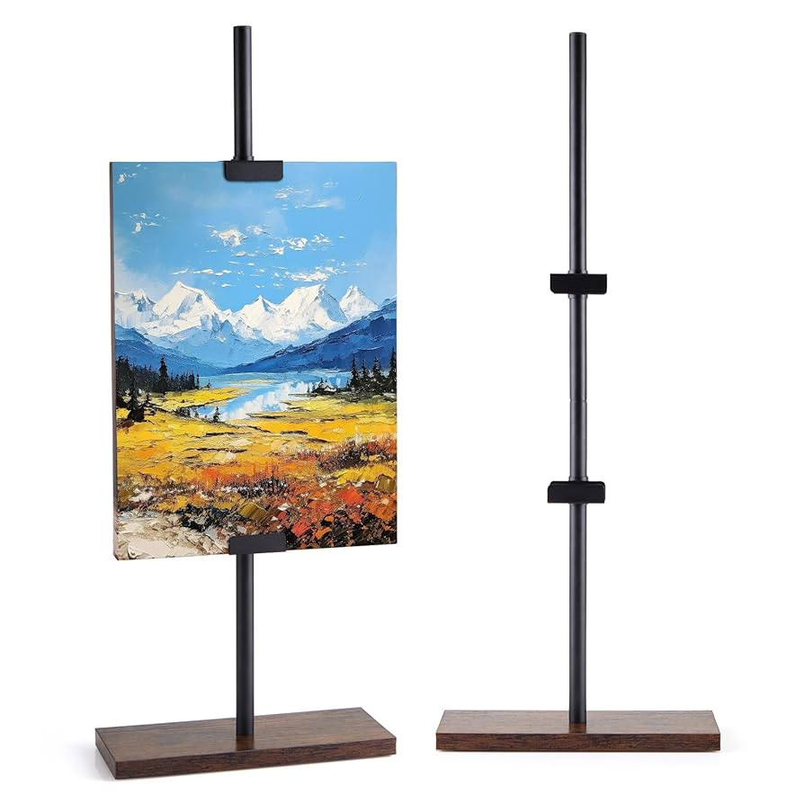 Adjustable Tabletop Picture Frame Stand Up to 29" H, Tabletop Picture Easel Stands, Standing Ease... | Amazon (US)