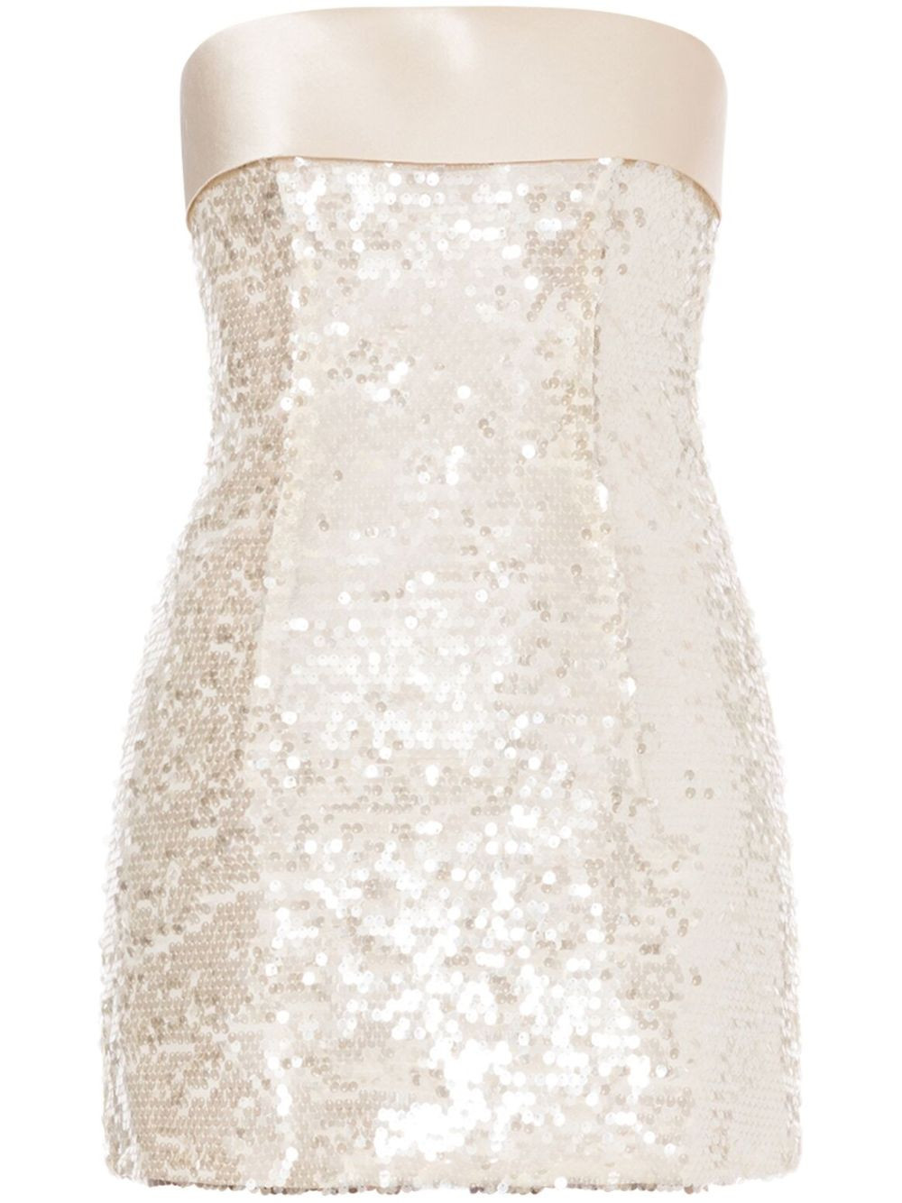 Philosophy Di Lorenzo Serafini sequinned mini dress - Neutrals | Farfetch Global