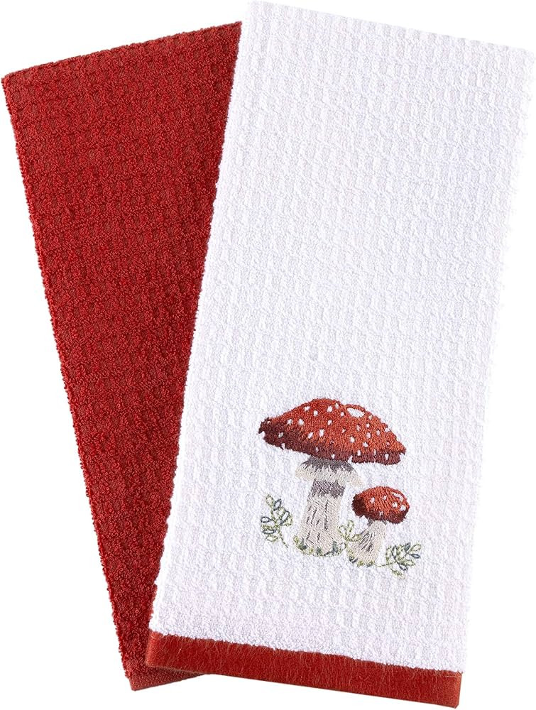 Kitchen Towels - Ultra Soft Cotton and Super Absorbent Dish Towels for Kitchen, Large Kitchen Tow... | Amazon (US)